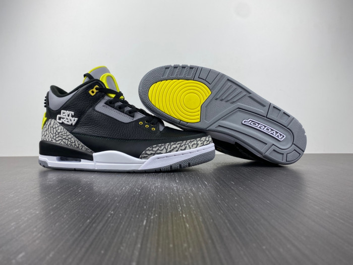 Air Jordan 3 Retro Oregon Ducks Pit Crew Black