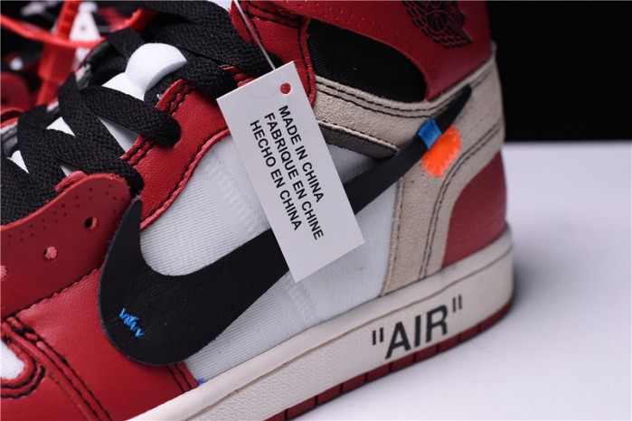 OF X Air Jordan 1 Retro High Chicago AA3834-101