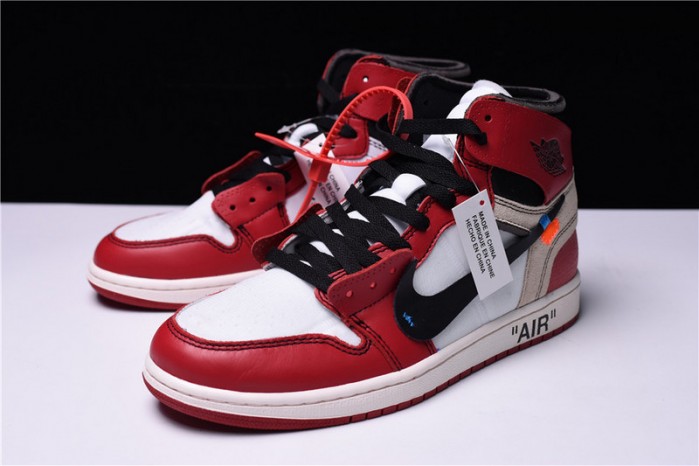 OF X Air Jordan 1 Retro High Chicago AA3834-101