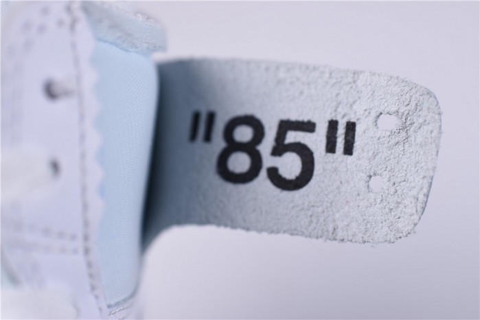 OF X Air Jordan 1 Retro High White AQ0818-100