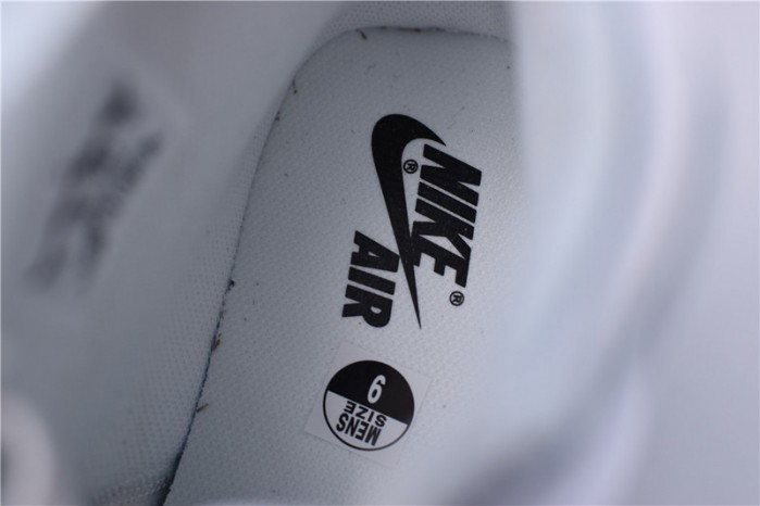 OF X Air Jordan 1 Retro High White AQ0818-100