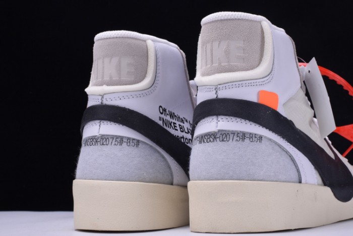 OF X Nike Blazer MID THE TEN 10 Virgil Abloh AA3832-100