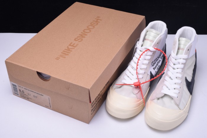 OF X Nike Blazer MID THE TEN 10 Virgil Abloh AA3832-100
