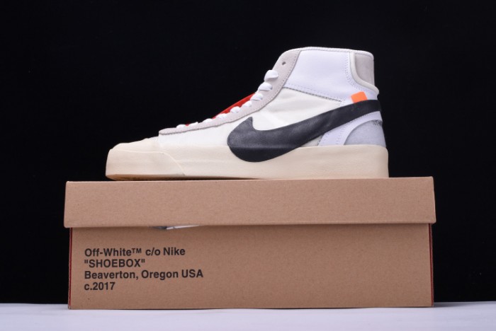 OF X Nike Blazer MID THE TEN 10 Virgil Abloh AA3832-100
