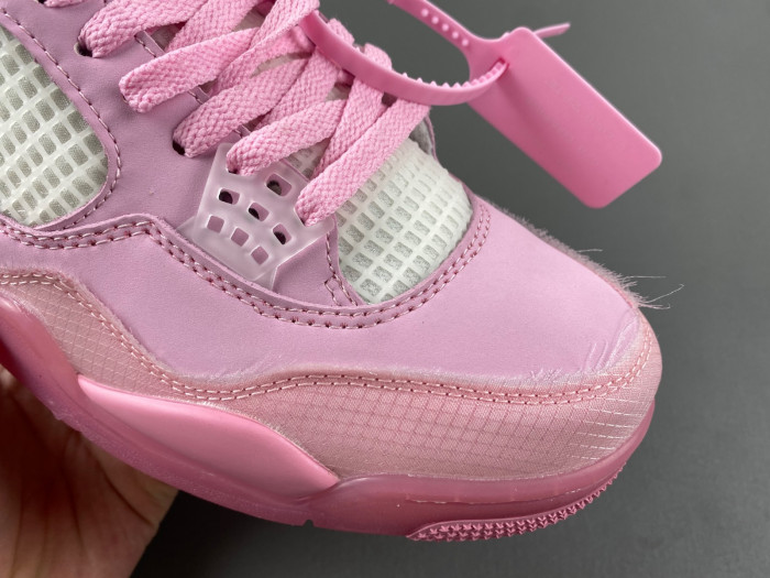 OF x Wmns Air Jordan 4 pink