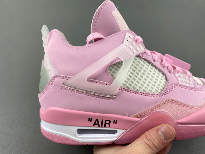OF x Wmns Air Jordan 4 pink