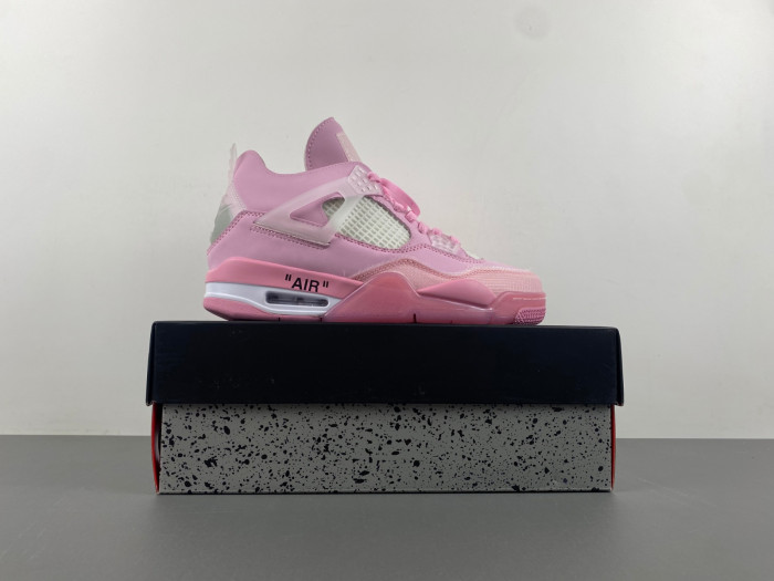 OF x Wmns Air Jordan 4 pink