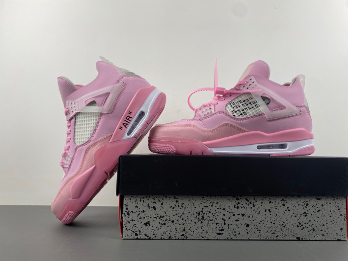 OF x Wmns Air Jordan 4 pink