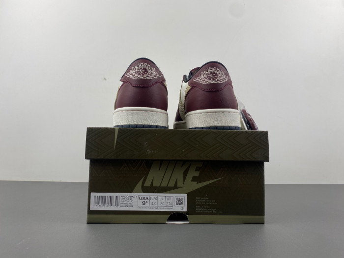 TRAVIS SCOTT X AIR JORDAN 1 LOW TOP FJ5735-100