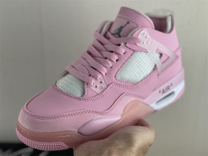 OF x Wmns Air Jordan 4 pink