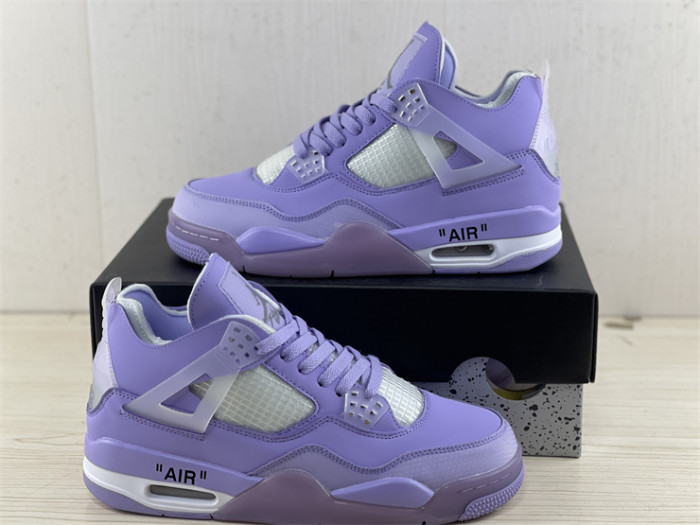OF x Wmns Air Jordan 4 purple