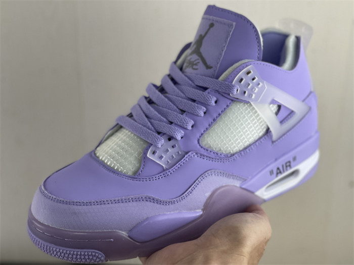 OF x Wmns Air Jordan 4 purple