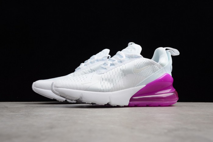 Women’s Nike Air Max 270 Black Purple Running Shoes AH6789-106